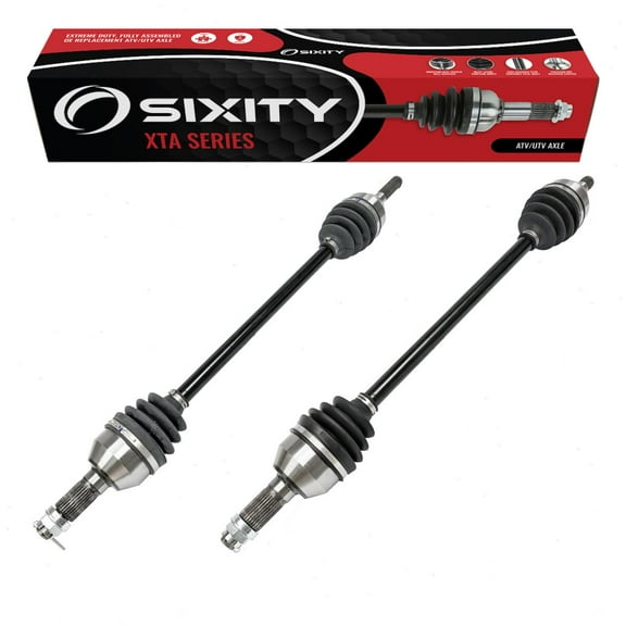 2 pc Sixity XTA Front Left Right Axles compatible with Can-Am Maverick X3 900 HO DS Turbo R Max RS X 2018-2020