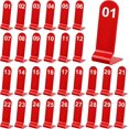 thumbnail image 1 of 30 Table Number Restaurant Order Number Double Sided Acrylic Reception Number Plate Suitable for Wedding Restaurant Seating Cafe Party Banquet, 1 of 5