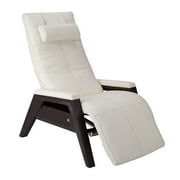 Human Touch Gravis Zero Gravity Chair - Mahogany Base and Bone Pad Set