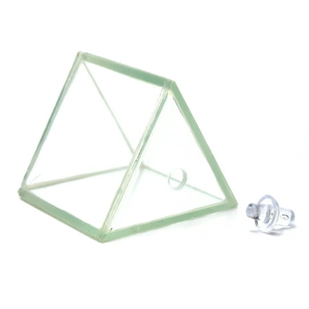 Hollow Glass Prism, with Stopper, Size 2