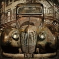 thumbnail image 2 of Sophie 6 26x26 Gold Ornate Wood Framed with Double Matting Museum Art Print Titled - Vintage New York Car, 2 of 4