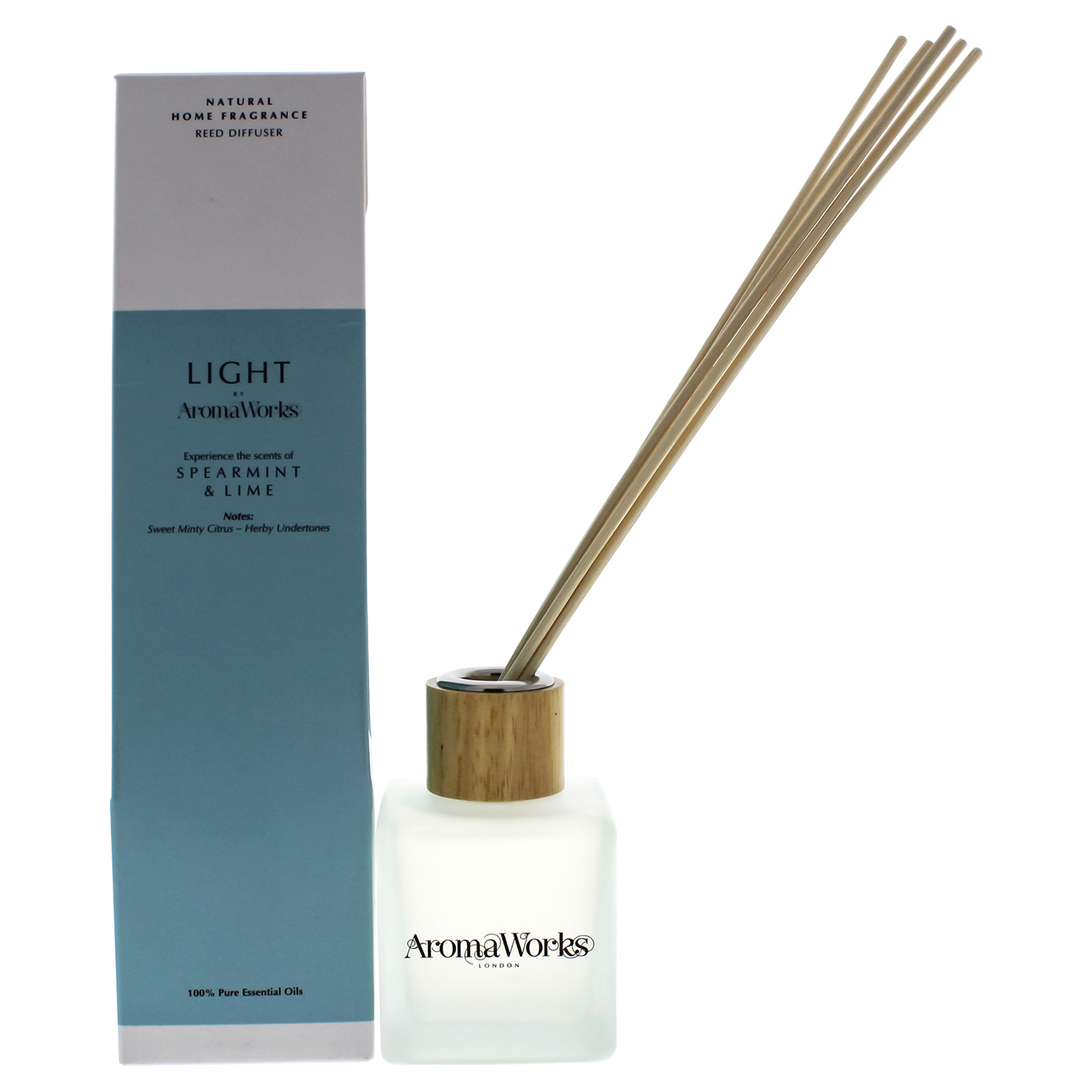 Light Range Reed Diffuser Spearmint and Lime by Aromaworks for Unisex