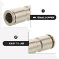 thumbnail image 3 of HINTRMENT 5Pcs Copper Hose Connectors for Pneumatic Equipment Compatibility, 3 of 6