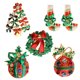 thumbnail image 1 of 5pcs Multifunción árbol FrutalShaped Rhinestone Broche Colgante Pin Yinane Colgante de joyería de broche, 1 of 8