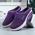 thumbnail image 1 of Zapatos Mujeres Cojín de aire Mesh Mesh Gym Sneakers para deportes al aire libre (37) Purple, 1 of 7