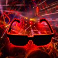 thumbnail image 1 of Mistaha Lunettes LED 10 Couleurs au Choix, Fil El Néon, Lunettes de Rave Scintillantes, 1 of 5