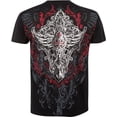 thumbnail image 2 of Sakkas Saints Glory Metallic Embossed Mens Fashion T-Shirt - Black - Medium, 2 of 2