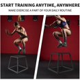 thumbnail image 4 of Steel Plyo Box for Exercise, Plyometric Jumping Box Metal Exercise Step Up Box with Anti-Slip Surface for Home Gym Training, 4 of 6