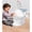 Light Blue, variant on Babybond 2-in-1 Toddler Potty Training Toilet, with toilet paper holder and storage shelf, featuring flushing sound, suitable for 1-3 year old toddlers, white.