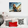 thumbnail image 4 of COMIO African American with A Toy Plane, African Black Art, Happy African Child, Black Art, Pilot Kid, Joy Canvas Painting Wall Art Poster for Bedroom Living Room Decor Unframe-style, 4 of 4