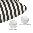 thumbnail image 5 of Salouo Black And White Thick Stripes Pattern Pillow Cases,1PC Pillow Covers with Envelope Closure Decorative Pillow Case for Bed Couch,Pillows Not Included-16"x24", 5 of 6