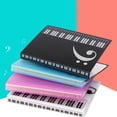 thumbnail image 4 of 40 Pages Piano Partition Titulaire A4 Livre de Musique Clip Feuille Note Dossier Papier Dossier, 4 of 7