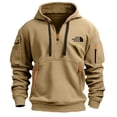 thumbnail image 4 of 2024 Drop Shoulder Hooded Sweatshirt Men Women Large Size Loose Pullover Fashion Sweatshirt Multi Pocket Zipper S-3XL, 4 of 4