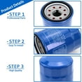 thumbnail image 3 of KOONDHEEND 15400-PLM-A02 Cartridge Oil Filter for Honda Accord, 5 Pack, 3 of 7