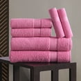 thumbnail image 4 of 6-Piece Premium Turkish Hand Towels 100% Cotton Towels For Bathroom Soft, Quick Drying, and Highly Absorbent Hand Towels - Pink, 4 of 4