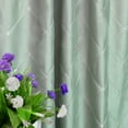 thumbnail image 6 of Home Soft Things Doris Diamond Embroidery Curtain set 2Pcs - Silver Blue - 60"x96", 6 of 8