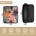 thumbnail image 2 of Hair Tools Storage with Heat Resistant Mat- Sunset Scene Printed Curling Iron Travel Bag/Flat Iron Case for Women, 2 of 8
