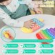 thumbnail image 4 of [Newest Design] [UPGRAED Material] 2PCS Push Bubble Pop Fidget Sensory Toy, Autism Special Needs Silicone Stress Reliever Toy, Anti-Anxiety Squeeze Se, 4 of 4