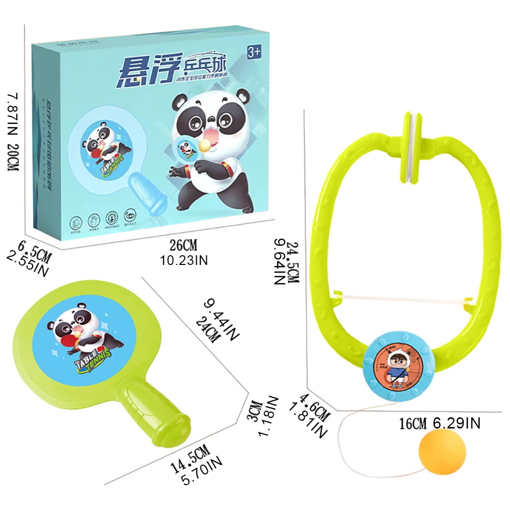 Godderr Toddler Ping Pong Trainer,Kids Indoor Hanging Table Tennis Training Device for 4-16y