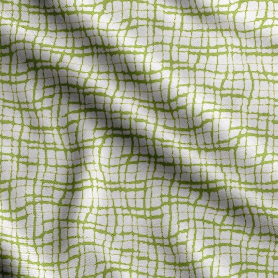 Soimoi Texture Printed, Poly Canvas Fabric, Decor Sewing Fabric By The Yard 56 Inch Wide,Decorative Fabric For Curtains Tote bags, Green