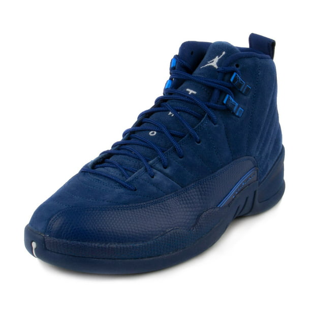 Nike Mens Air Jordan 12 Retro Deep Royal Blue 400 Walmart Com