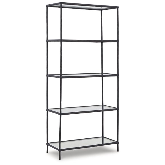 Signature Design by Ashley Casual Ryandale Bookcase, Antique Black
