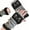 Black, variant on Cute Women's Knitted Cat Gloves, Fingerless Gloves for Women with Cat Embroidery, Cozy Knit Fabric for Winter Wear