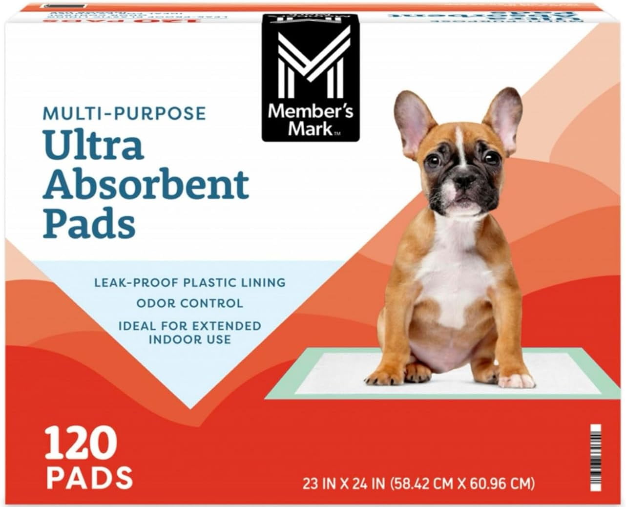 Sam's Club Member's Mark Pet Training Pads 120 Ct Pack