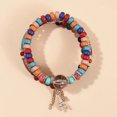 thumbnail image 2 of PEACNNG Stretch Bracelets Sets 4pcs Bohemia Multi-layered Bracelets Women Bracelets with Acrylic Beads 2.17~2.32inches, 2 of 5