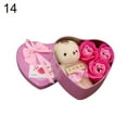 thumbnail image 2 of 1 Set Artificial Soap Rose Flower Bear Doll Valentine Day Gift Box Party Decor, 2 of 8