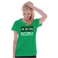 thumbnail image 3 of Periodically Nerdy Chemistry Science Womens Slim Fit Graphic Tee Brisco Brands L, 3 of 5