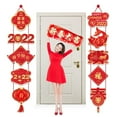 thumbnail image 4 of Pareado Tigres chinos Decoración porche colgante Pared Bienvenida Festival de primavera Suministros Feliz año de nuevo 2022 para Yuyangstore Pareado de Año Nuevo, 4 of 7