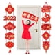 thumbnail image 4 of año de nuevo Chino Tigre Feliz Decoraciones Apoyos Bienvenida Pareado 2022 para Puerta, 4 of 8