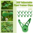 thumbnail image 2 of Dsscvnef 10PC 360° Adjustable Trainer Clips Support Clips Flower Vine Clips Garden Clips Paper Clips Small Hair Clip, 2 of 9