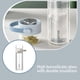 thumbnail image 2 of Taza de bebida de 250ml Advancent para el hogar oficina deportes entrenamiento botella de agua Teteras Blanco, 2 of 6