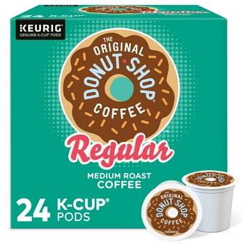 The Original Donut Shop, Regular Medium Roast K-Cup Coffee Pods, 24 Count
