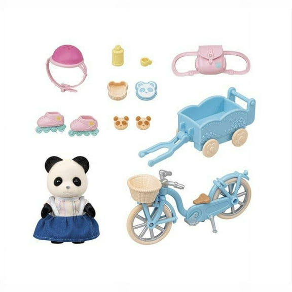 Sylvanian Families Bike and Skate Set Panda 5652
