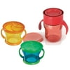 Philips AVENT BPA Free Natural Drinking Cup with Snack Catcher 2-Pack, Red/Orange/Blue