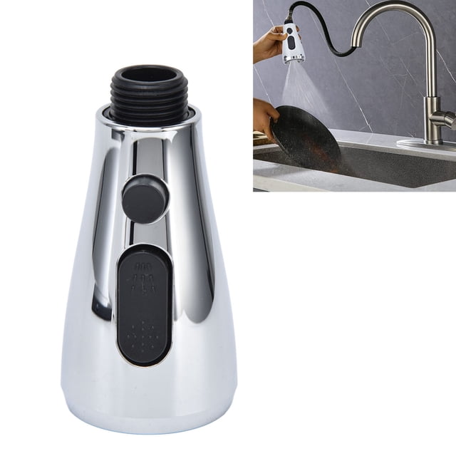 Kitchen Faucet Sprayer Head, Powerful Sprinkler Function, Simple Appearance, Easy Installation, Pull Down Faucet Spray Head, ABS Material, Elegant Ergonomic Design, for Kitchen