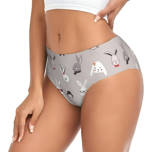 Fotbe Various Rabbits Calzones Estampados para Mujer – Ropa Interior de  Algodón, Cómoda, Suave y Elástica-X-Small