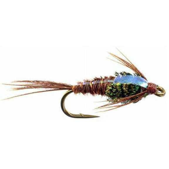 Flashback Pheasant Tail Nymph - One Dozen - Size 18