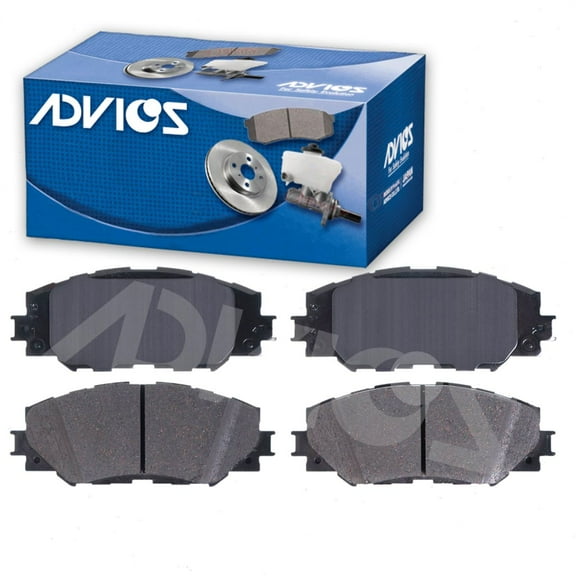 ADVICS Front Disc Brake Pad Set compatible with Toyota Corolla 2009-2018