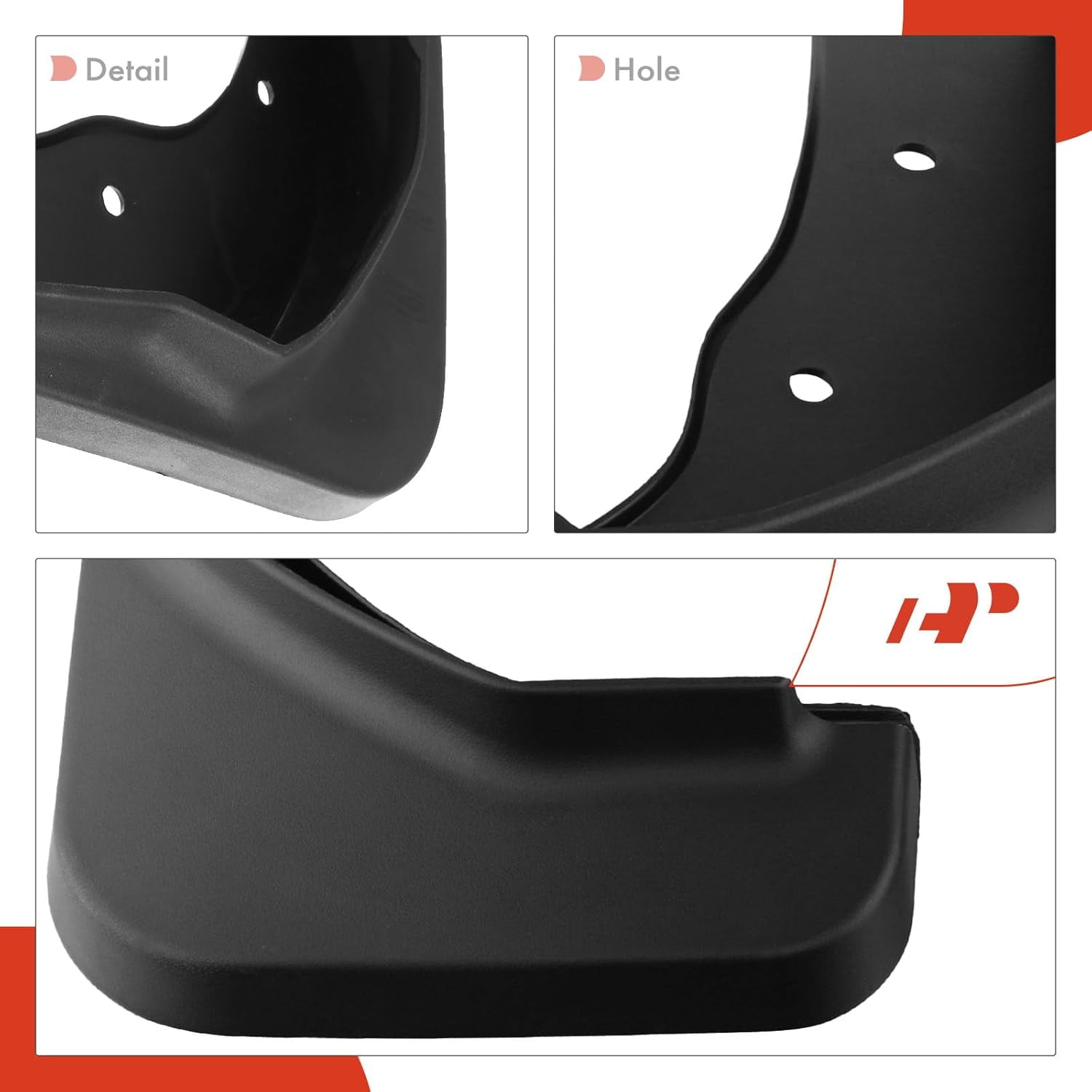A-Premium Mud Flaps Splash Guards Replacement for Ford Escape 2013-2019 Without Running Board Front and Rear 4-PC