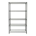 thumbnail image 6 of Honey-Can-Do 5-Shelf Heavy Duty Adjustable Storage Shelves, Black, Holds up to 800 lb per Shelf, 6 of 11