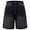 Black, variant on BOOMNY Mens Shorts Casual Elastic Waist Drawstring Capri Jeans For Man Soft Loose Fit Denim Shorts Leisure Mens Dailywear