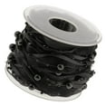 thumbnail image 3 of 10m DIY Applique Sheer Mesh Strings Beaded Ribbon Lace Beaded Lace Trim Ribbon for Decor 20mm Black, 3 of 9