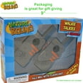 thumbnail image 3 of Nature Bound: Walkie Talkies - Gray & Orange - 2pc Communicating Toy Set, 2 Mile Range, 8 Channels, Built-In Flashlight, 462 MHz, Belt Clips, Kids 5+, 3 of 9