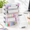 Gray, variant on 6 Pack Multicolor Extra Large Plastic Pencil Case Storage Set