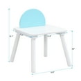 thumbnail image 3 of Kumix Children's panel table with 4 chairs, White, 3 of 7