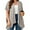 D1-Light Gray, variant on SHOWMALL Women's Plus Size Summer Shrugs Draped Front Open Boleros Light Blue 3X Casual Short Sleeve Lightweight Cardigan Layering Coat